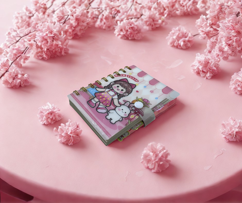 Girl Theme Mini Notebook