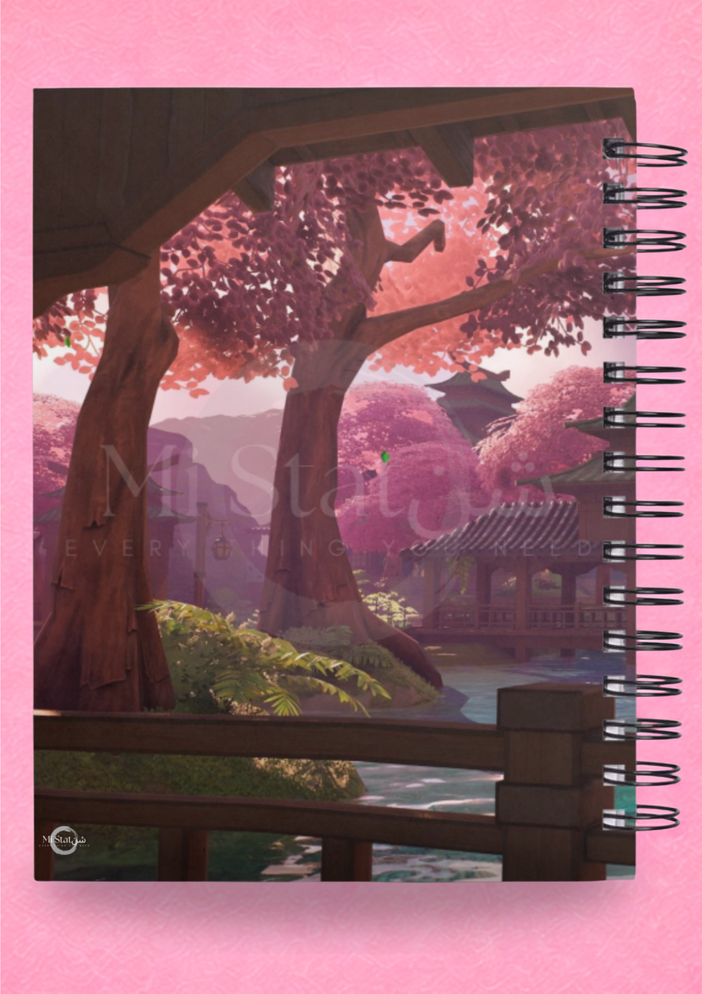 Nature Theme Spiral Notebook A4 Size (200 pages)
