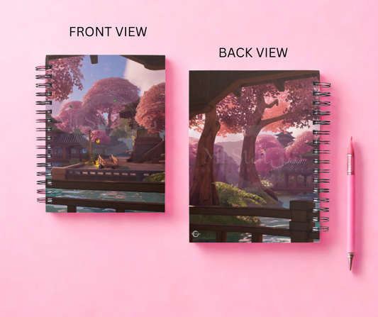 Nature Theme Spiral Notebook A4 Size (200 pages)