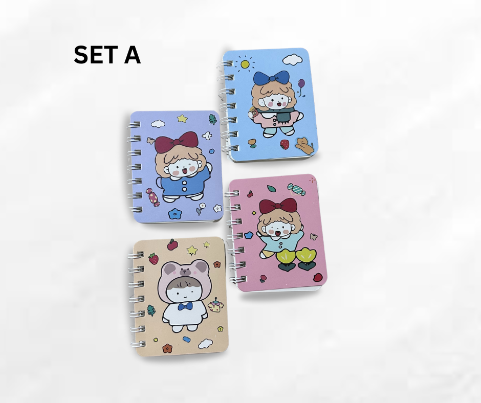 Mini Notebooks ( 4 Pcs )