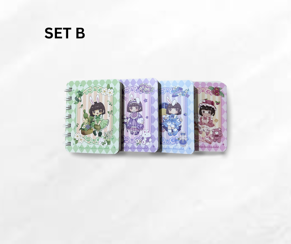 Mini Notebooks ( 4 Pcs )