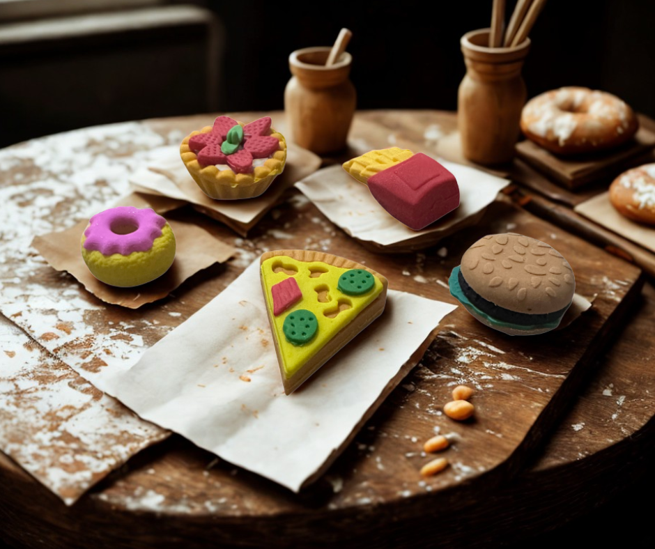 Snack Eraser Set ( 5 pcs )
