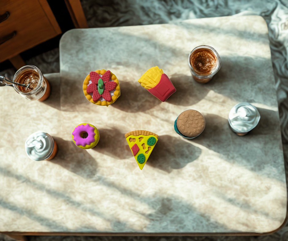 Snack Eraser Set ( 5 pcs )