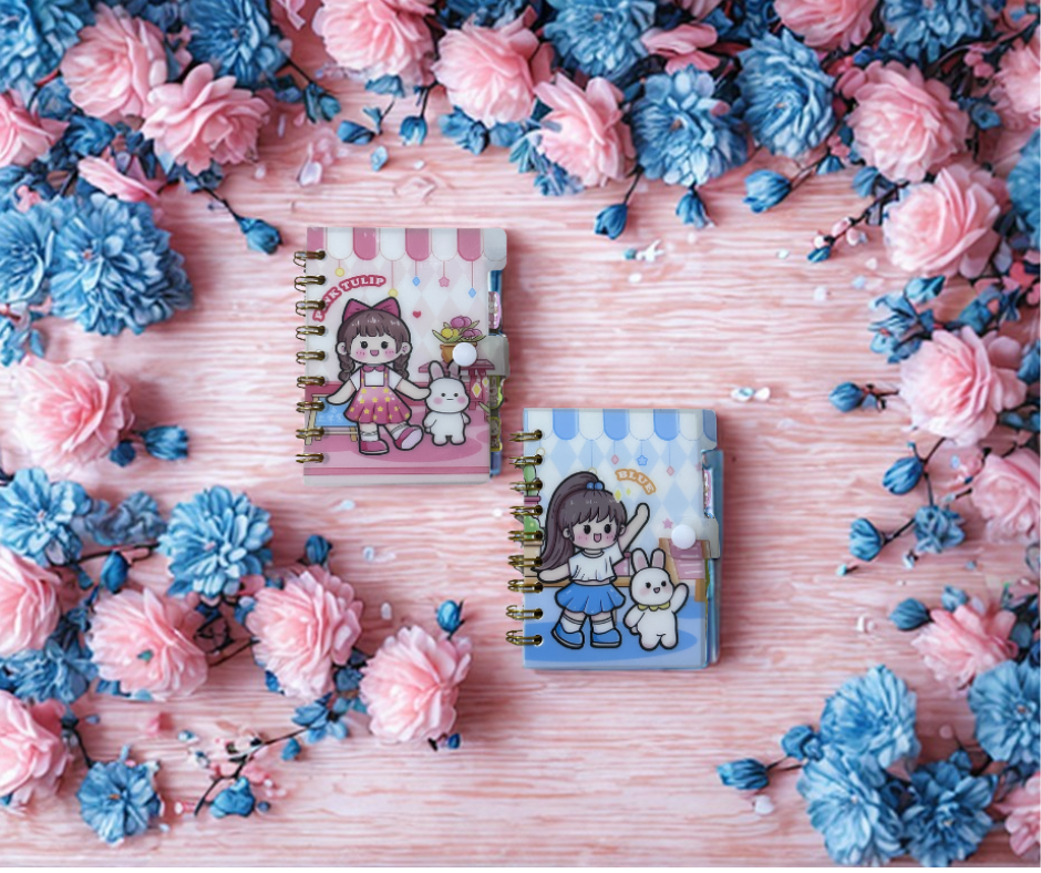 Girl Theme Mini Notebook