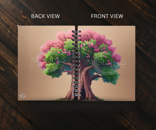 Tree Theme Spiral Notebook A4 Size (200 pages)