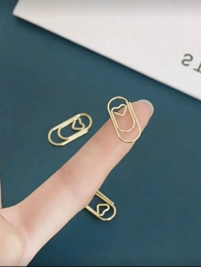 Heart Metal Clip ( 10 pcs )