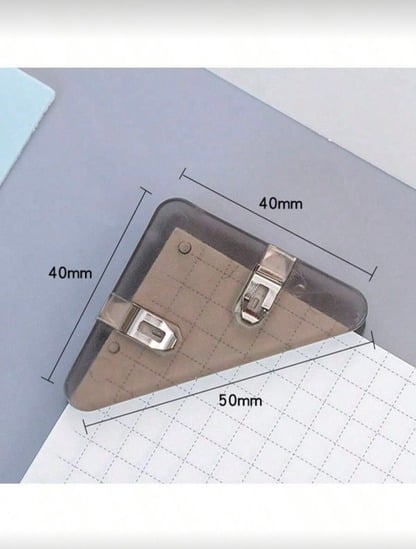 Triangle Corner Clip ( 5 pcs Random Colors )
